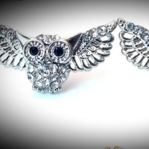 Owl earrings surgical steel posts